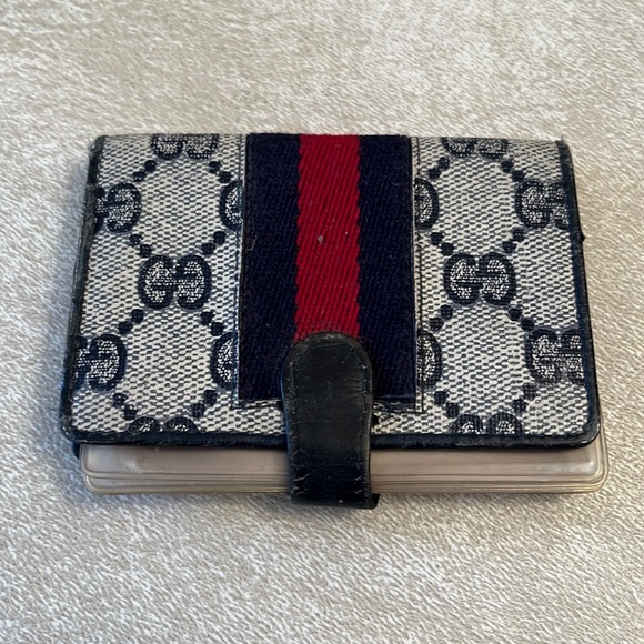 Gucci Bags Vintage Gucci Monogram Business Card Or Picture Holder